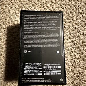 Rare Gen1 iPhone 8gb still in original packaging never been used